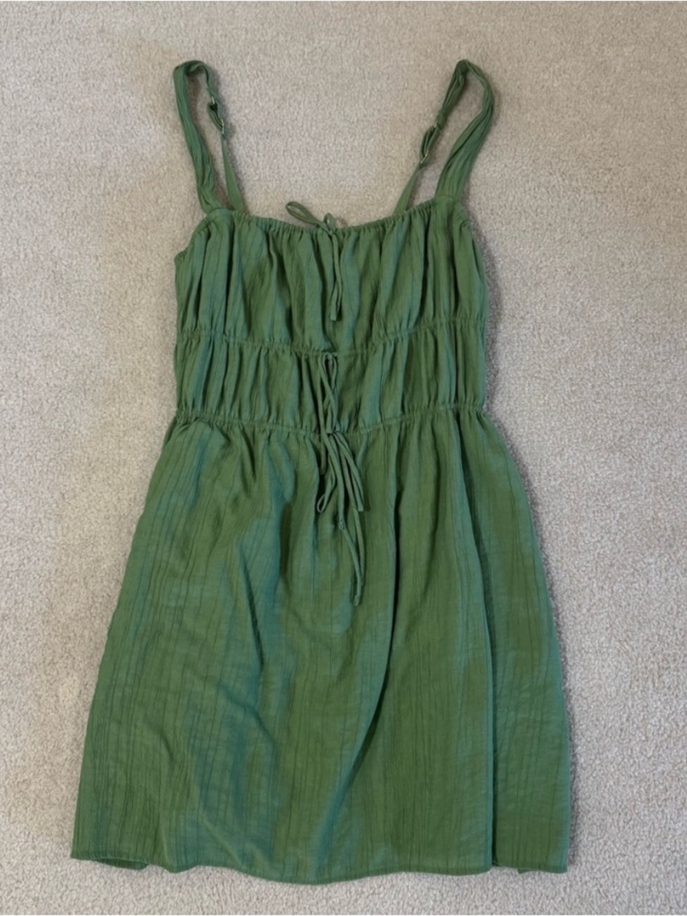Abercrombie Tie Front Mini Dress